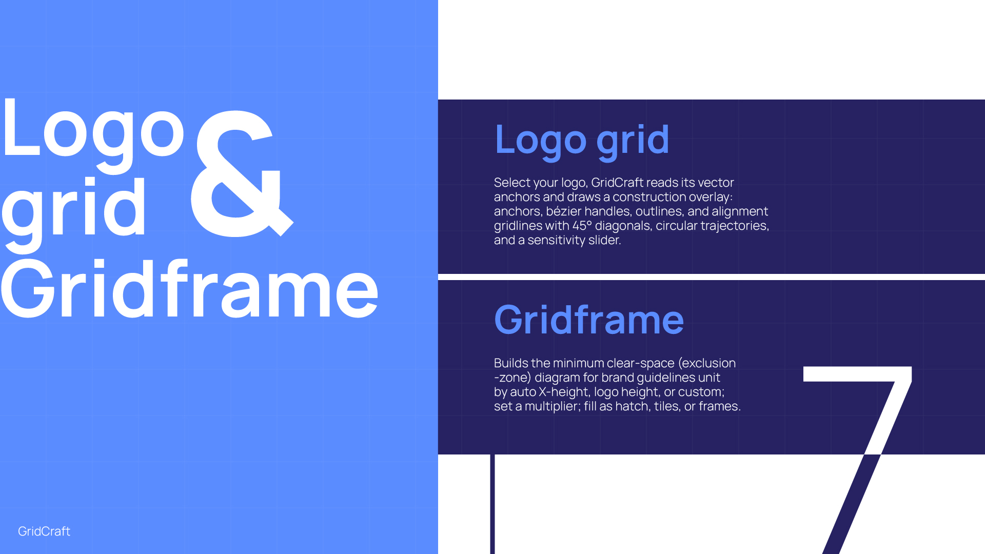 GridCraft grid presets — 17+ grid systems in the Illustrator plugin
