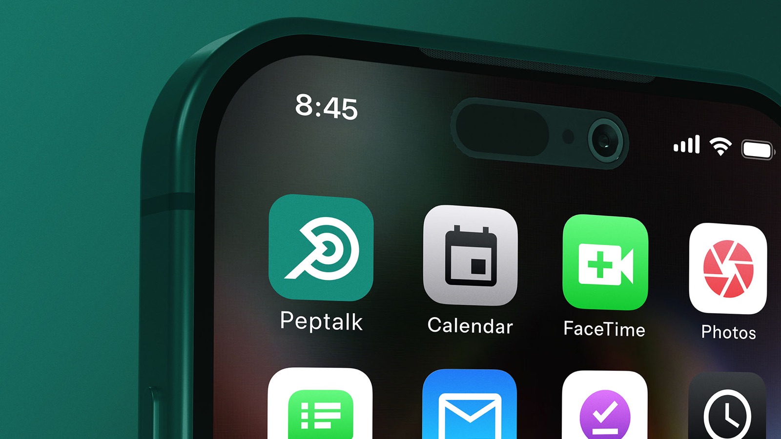 PepTalk mockup