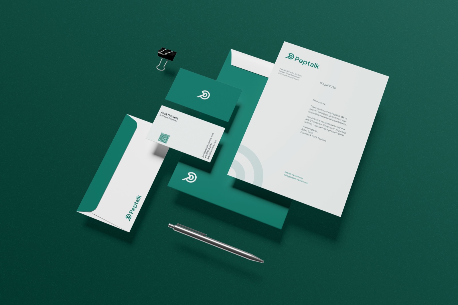 PepTalk mockup