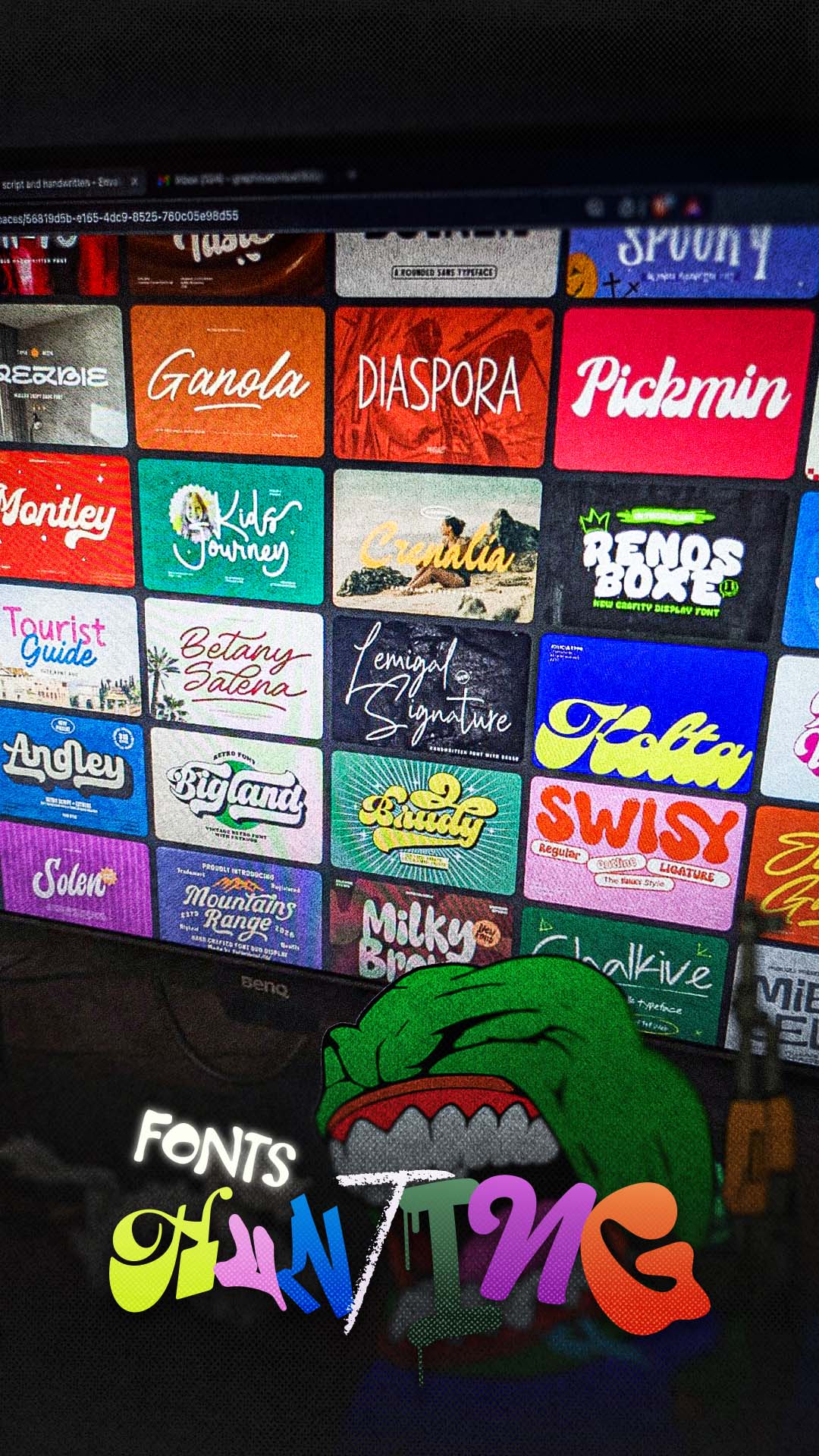 Fonts hunting post